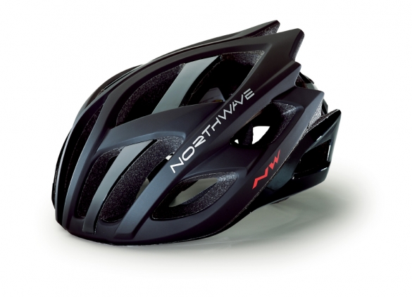 Northwave Speedster Race helm zwart/wit/rood heren 8614100403