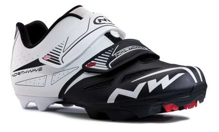Northwave Spike Evo mountainbikeschoen wit/zwart heren 8015201251