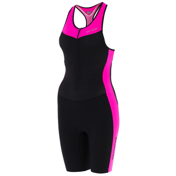 Orca 226 Kompress trisuit zwart/roze dames DVD664