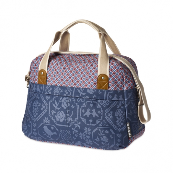 Basil fietstas boheme schoudertas 18L blauw BAS17646