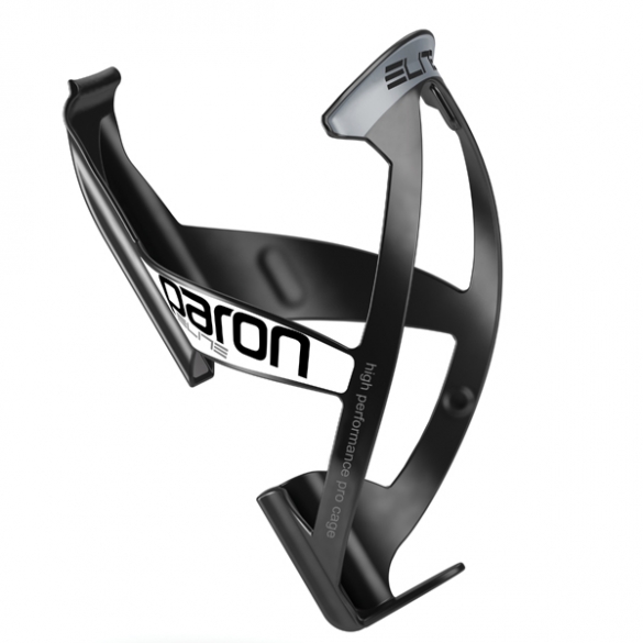 Elite Bidonhouder paron race mat zwart / wit EL0101511