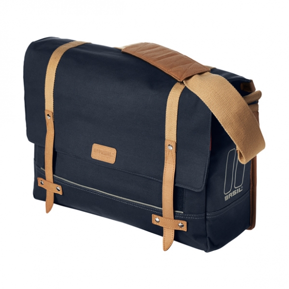 Basil fietstas portland kantoortas 16/20L blauw BAS17607