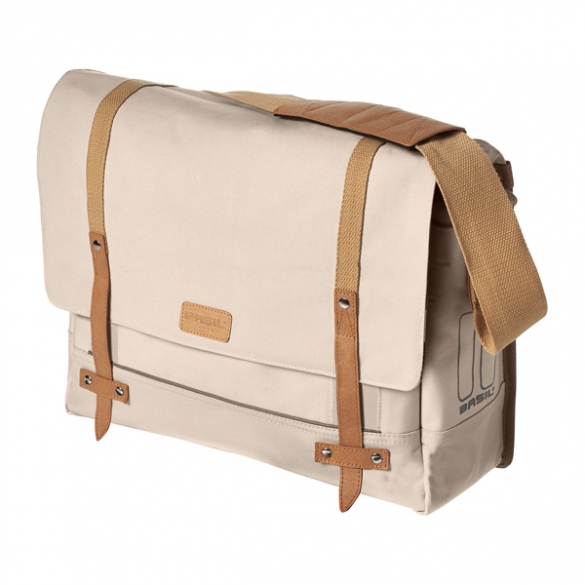 Basil fietstas portland kantoortas 16/20L creme BAS17608