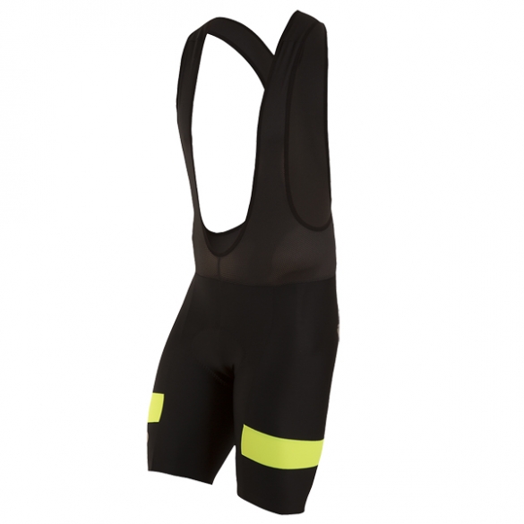 Pearl Izumi fietsbroek met bretels quest escape zwart/fluor geel 11111709062