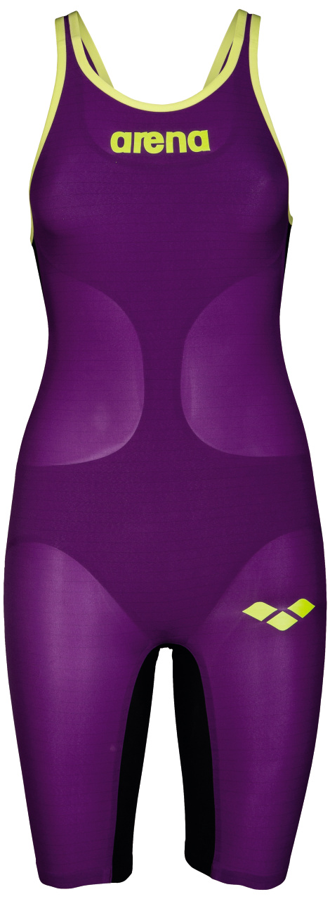 Arena Powerskin Carbon-air open back badpak paars dames AR1A646-913