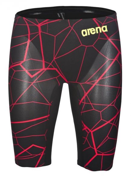 Arena Powerskin Carbon-air jammer LE zwart/rood heren AR001094-504