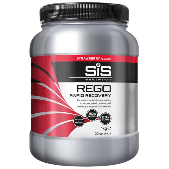 SIS Recoverydrink eiwit pot aardbei 1kg SIS114014