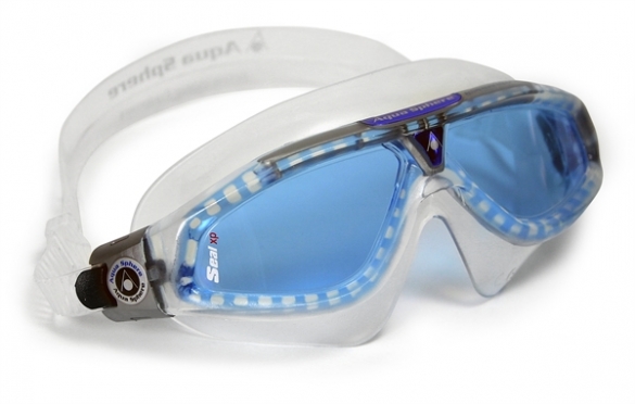 Aqua Sphere Seal XP Zwembril blauwe lens zilver AS169910