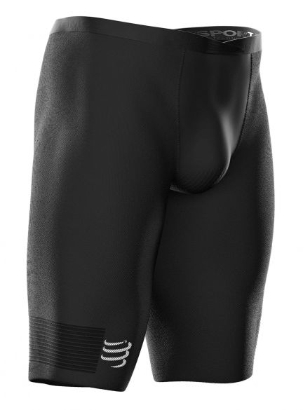 Compressport Under control compressie hardloopshort zwart heren SHRUNV4-99