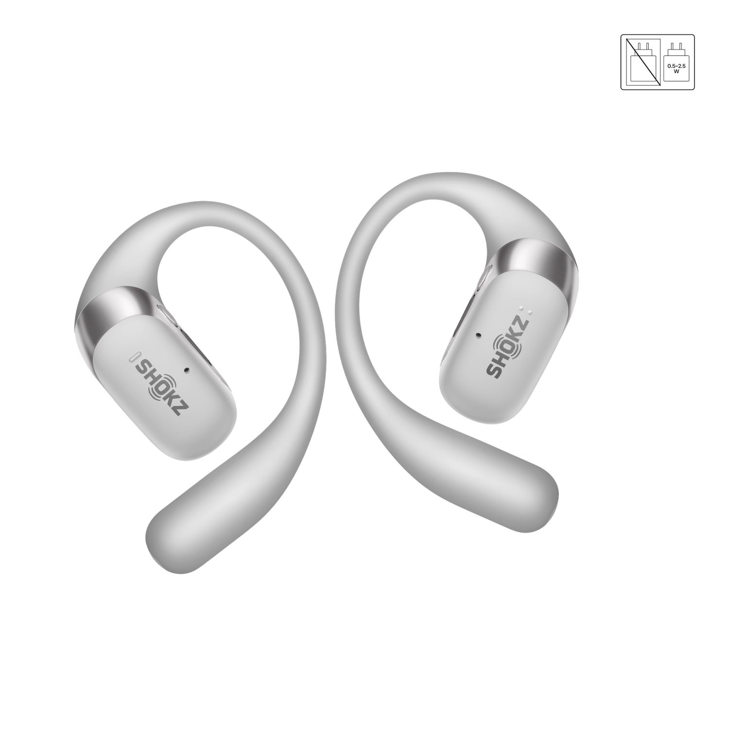 Shokz OpenFit 2+ oordopjes grijs T921-ST-GY