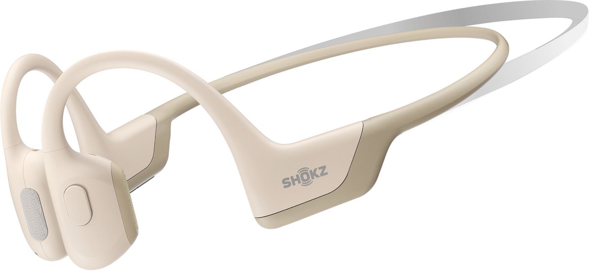 Shokz OpenRun Pro Mini hoofdtelefoon beige