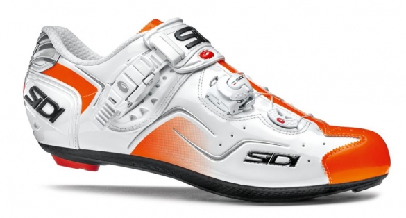 Sidi kaos carbon raceschoen wit oranje fluo SIDIKAOSWOF