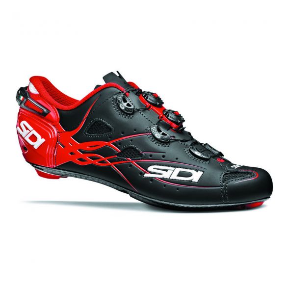 Sidi Shot matt raceschoen zwart/rood heren SISHOMANEOPRO