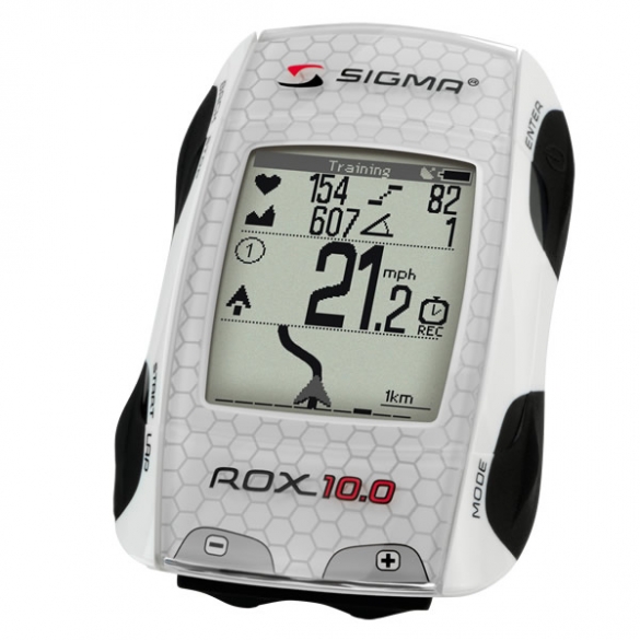Sigma ROX 10.0 GPS Set fietscomputer wit THV037328