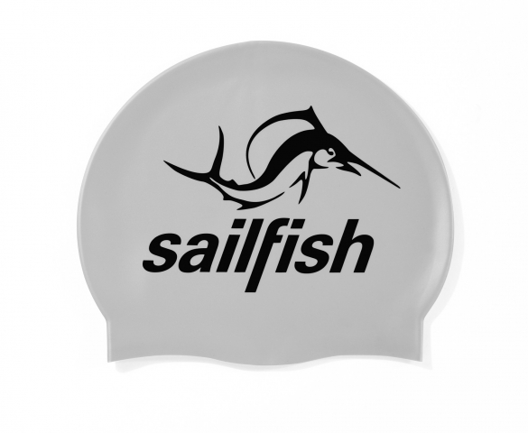 Sailfish Siliconen swimcap zilver G00352C80