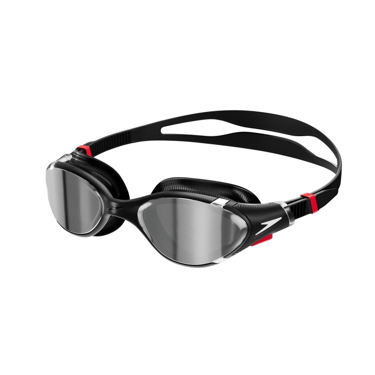 Speedo biofuse 2.0 mirror zwembril zwart/zilver afbeelding
