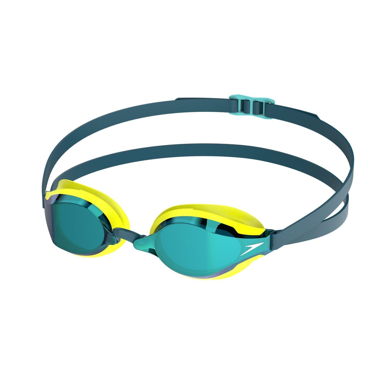 Speedo fastskin speedsocket 2 mirror zwembril geel afbeelding