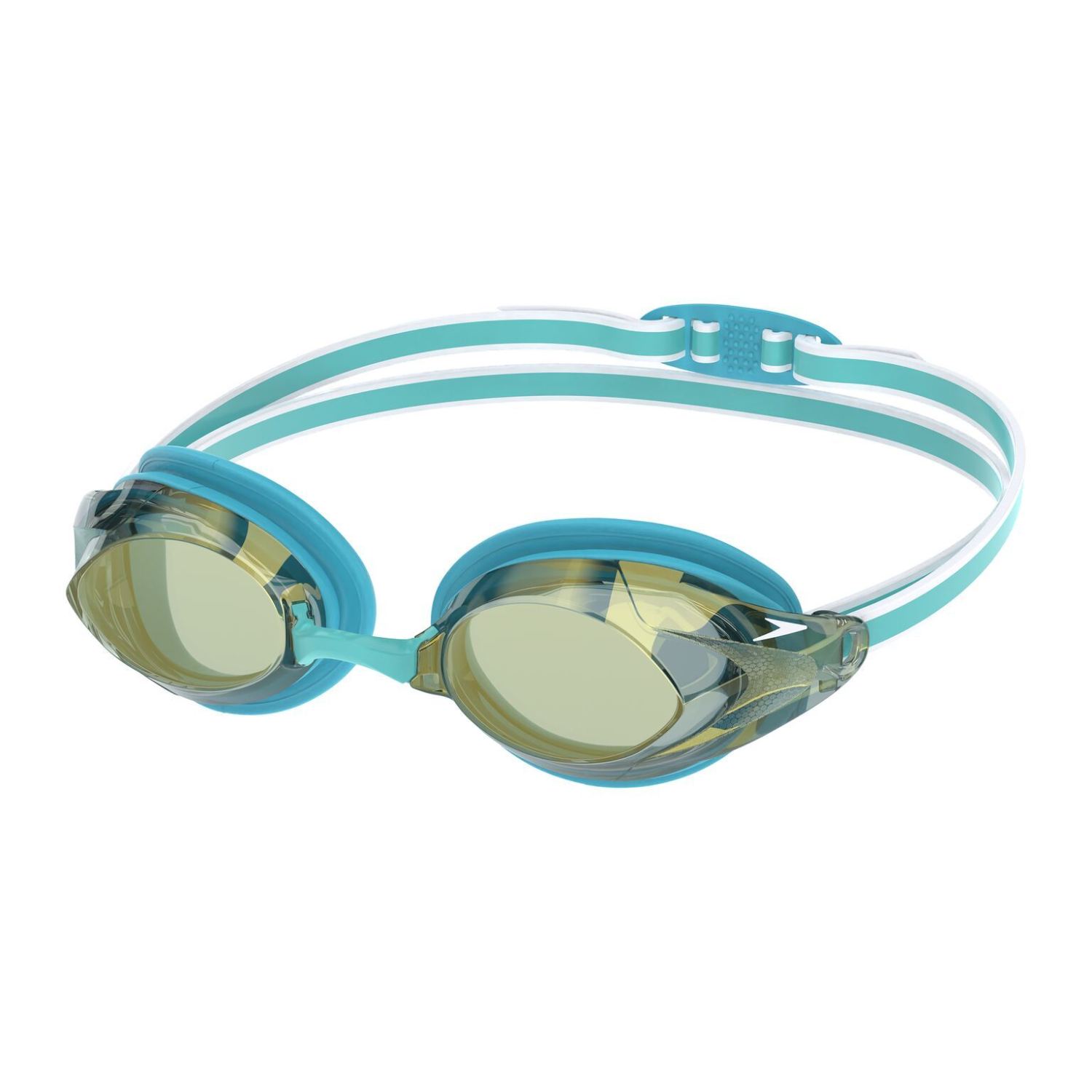 Speedo vanquisher 3.0 mirror zwembril blauw dames afbeelding