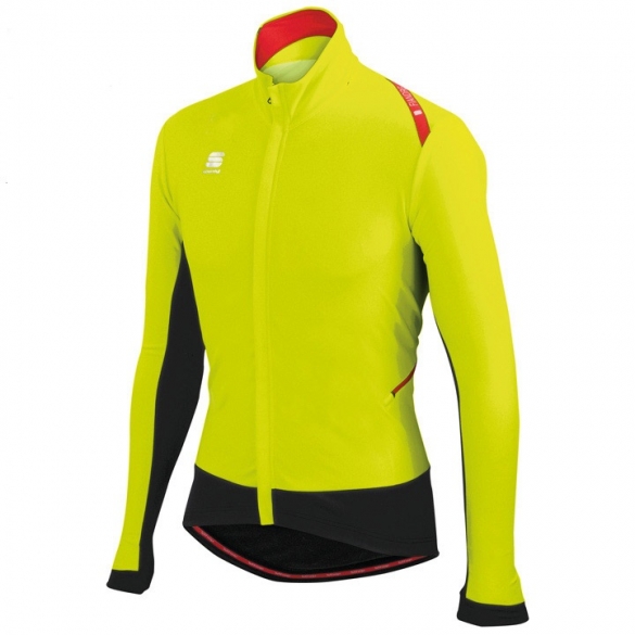 Sportful Fiandre Light Wind jacket geel-zwart heren 01267-091 SP1101267-091