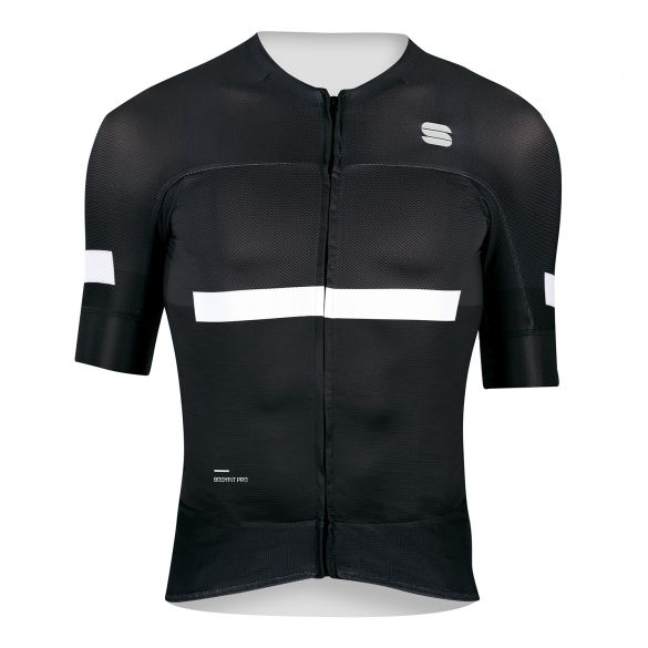 Sportful Evo fietsshirt korte mouwen zwart heren XL