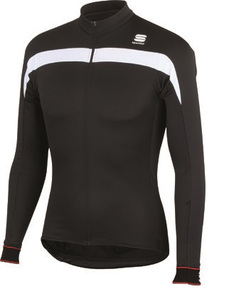 Sportful Pista Thermal Jersey zwart-wit heren 01152-002 SP1101152-002