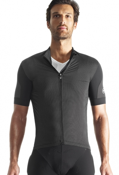 Assos SS.rallytrekkingJersey_evo7 fietsshirt zwart heren + NS.skinFoilSummer_evo7 532020115