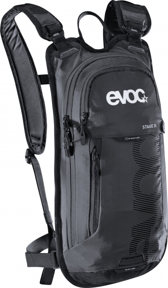 Evoc Stage 3L + 2L bladder rugzak zwart 100206100-VRR