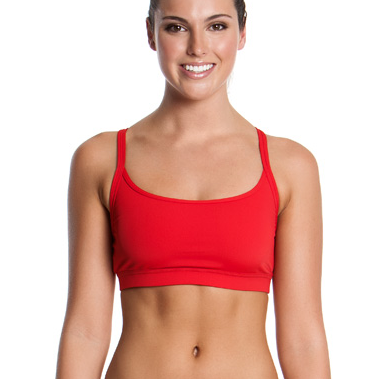 Funkita Still rood Sports bikinitop dames FS02L00467