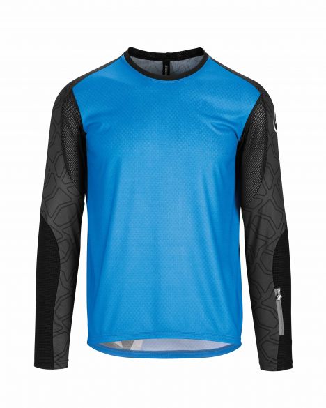 Assos Trail LS fietsshirt blauw heren 512420621