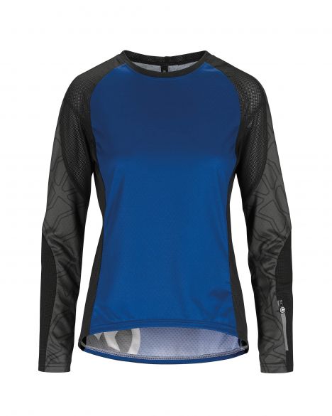 Assos Trail LS fietsshirt blauw dames 522420774