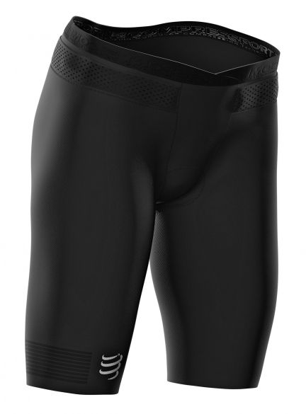 Compressport Under control compressie tri short zwart dames SHTRIV2W-99