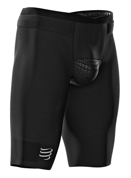 Compressport Under control compressie tri short zwart heren SHTRIV3-99