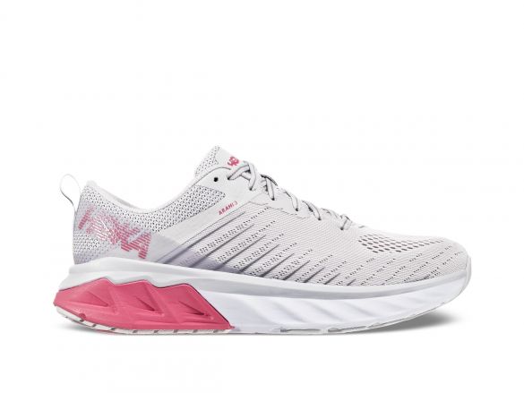 Hoka One One Arahi 3 hardloopschoenen wit/roze dames 1104099-NCCF-VRR