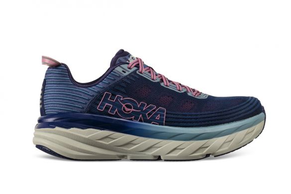 Hoka One One Bondi 6 hardloopschoenen paars/blauw dames 1019270-MBRB