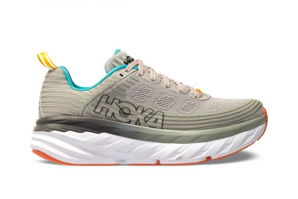 Hoka One One Bondi 6 hardloopschoenen grijs dames 1019270-VBWI