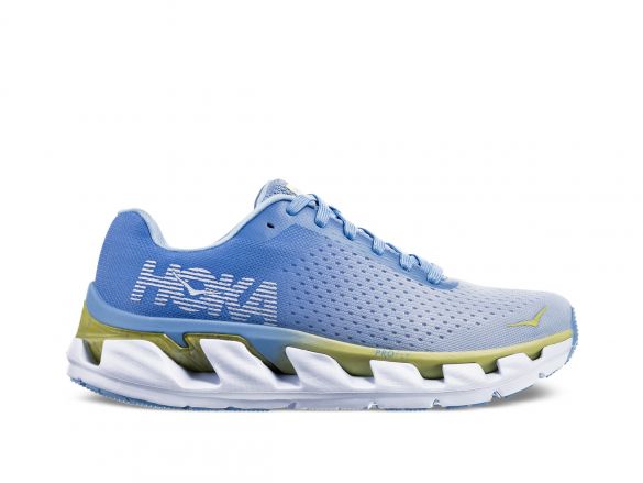 Hoka One One Elevon hardloopschoenen blauw/wit dames 1019268-PBLSR