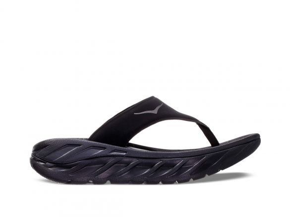 Hoka One One ORA Recovery Flip slippers zwart dames 1099676-BDGGR