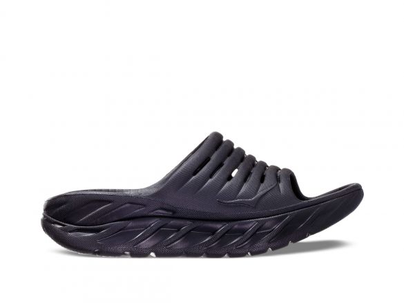 Hoka One One ORA Recovery Slide slippers zwart dames 1099674-BBLC
