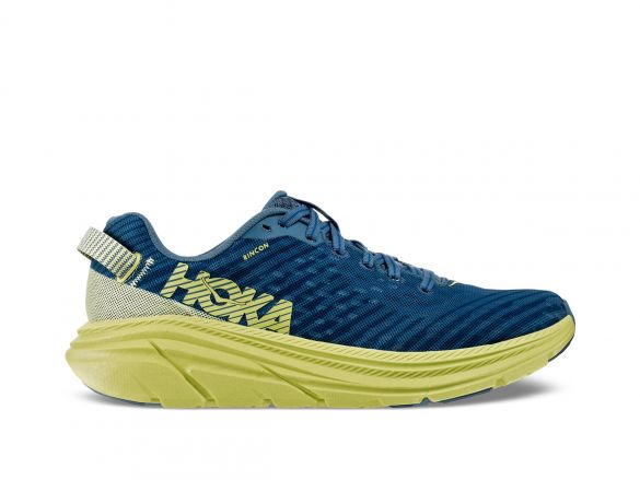 Hoka One One Rincon hardloopschoenen blauw/lime dames 1102875-ABLSB
