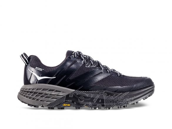 Hoka One One Speedgoat 3 WP trail hardloopschoenen zwart/grijs dames 1102501-BPAR