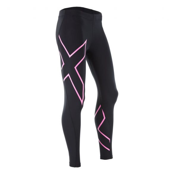 2XU TR2 Compression Tights zwart/roze dames WA4173bBLK/SPG