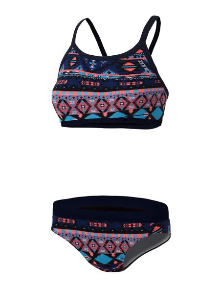 Zone3 Aztec bikini paars dames SW18WAZBK117