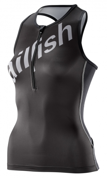 Sailfish Team Tri top zwart/zilver dames sl24235