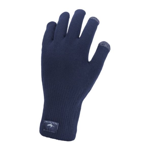 SealSkinz Ultra grip knitted fietshandschoenen blauw 12100082-0004
