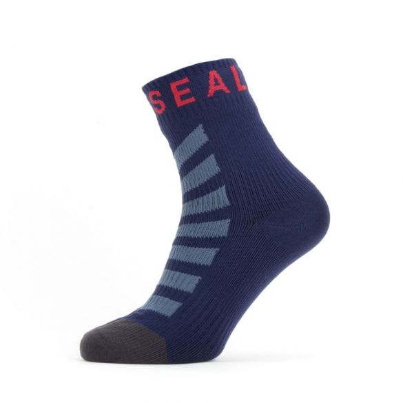 Sealskinz Warm weather fietssok met Hydrostop blauw/grijs 11100056-0064