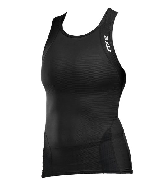 2XU Perform mouwloos tri top zwart dames WT5536a-BLK/BLK