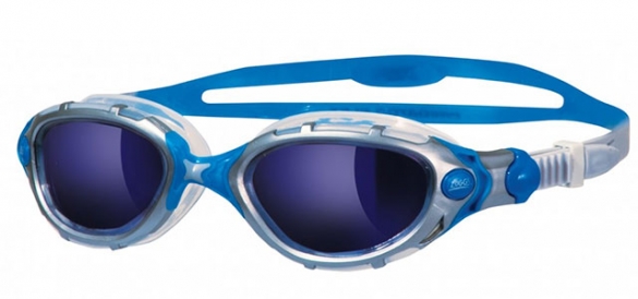 Zoggs Predator Flex zwembril blauw zilver - spiegellens 322848