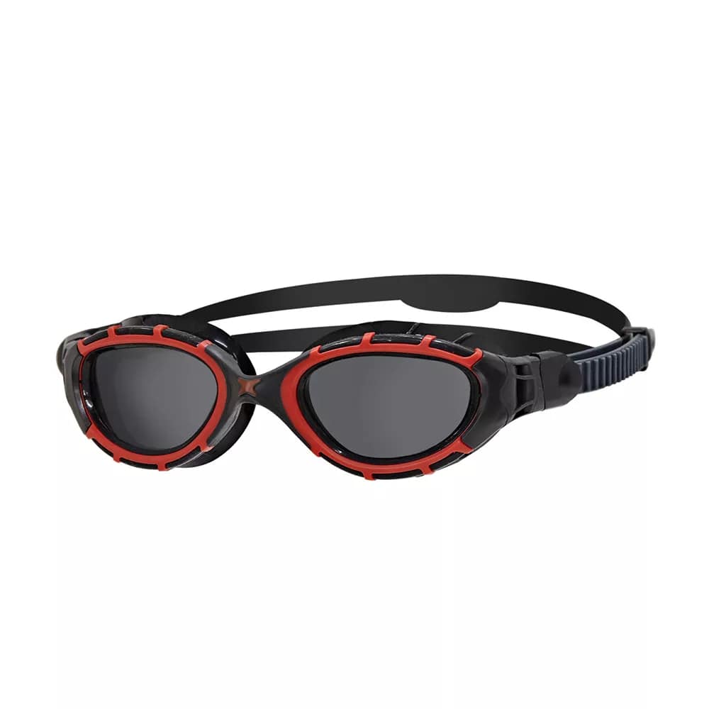 Zoggs Predator flex polarized zwembril zwart/rood afbeelding