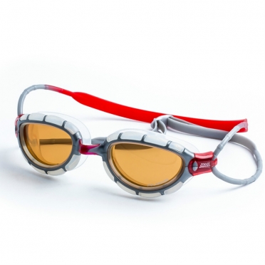 Zoggs Predator Polarized Ultra zwembril grijs/rood 321766