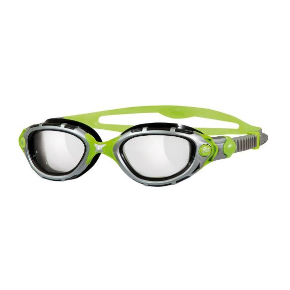 Zoggs Predator Flex Reactor Titanium zwembril grijs/groen 311846